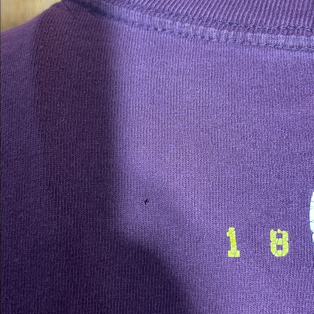 Carhartt Maroon Long Sleeve with Yellow Logo size medium workwear fall top - Picture 9 of 9